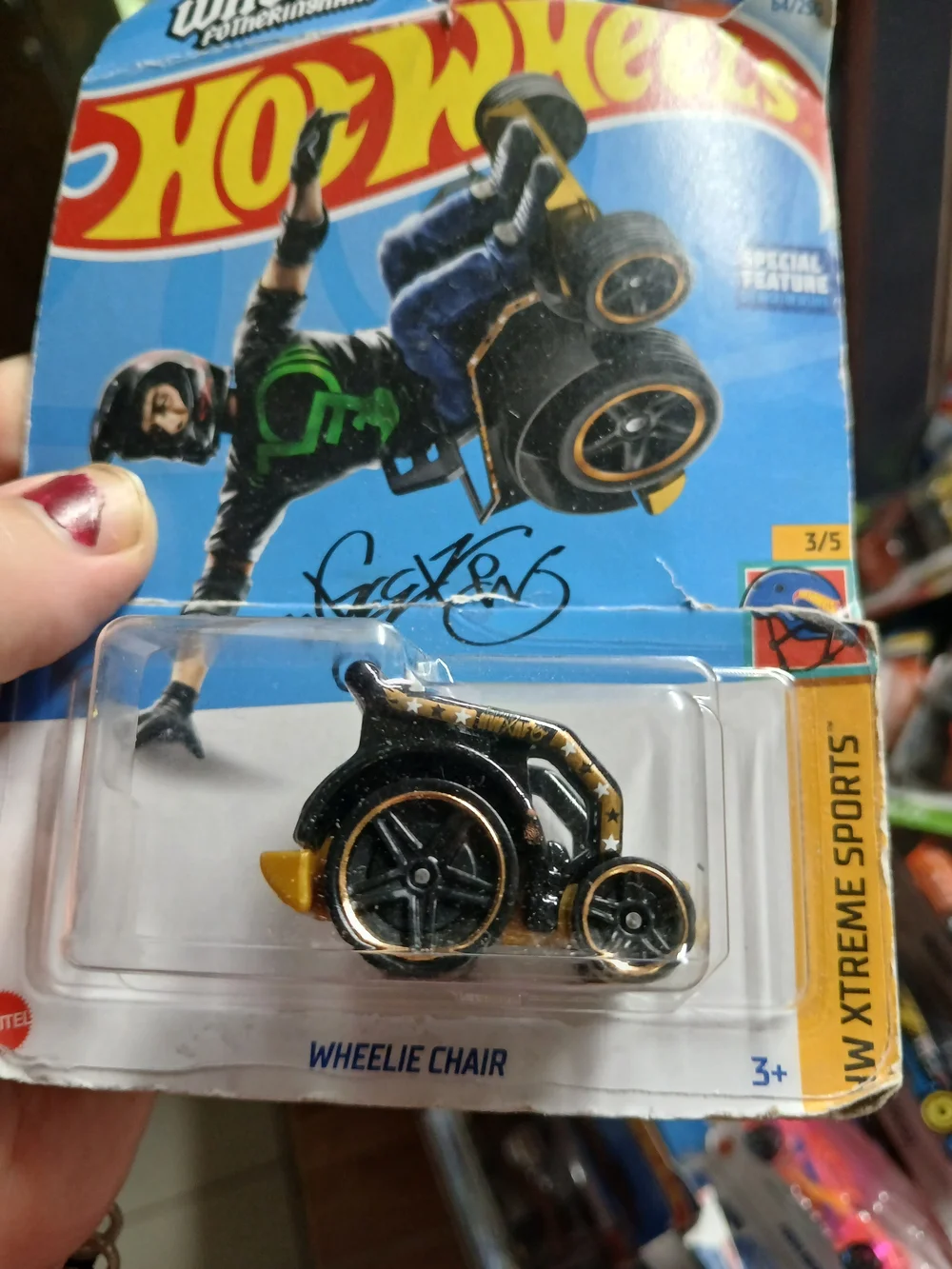 Hot Wheels Wheelie Chair from the 2024 HW Xtreme Sports series (3/5, number 64/2